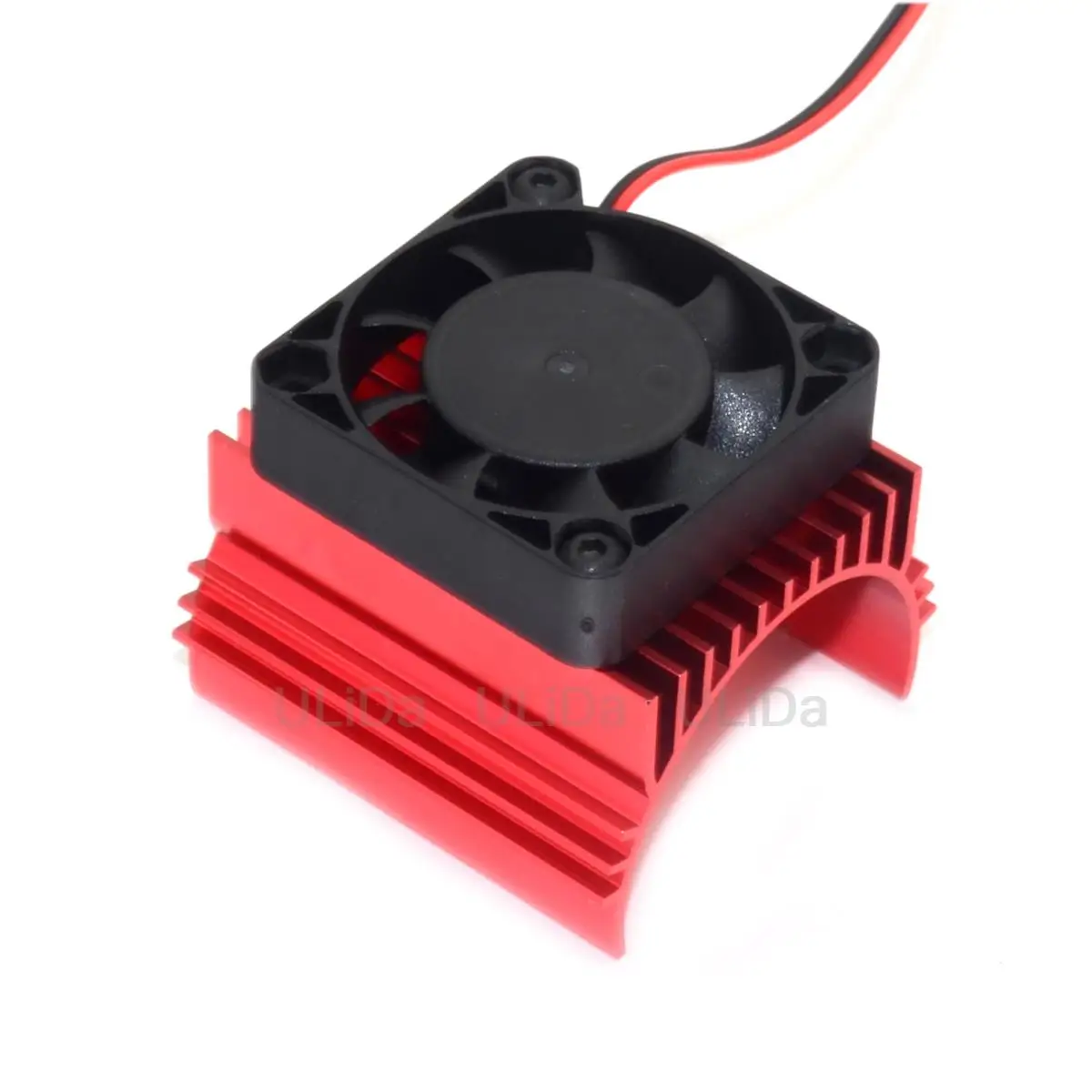 40-42mm Motor Heatsink /w 5V Cooling Fan for 1/7 1/8 4074 4274 1515 1512 1518 EX-07 DBX-07 EX07 DBX07 Buggy Truck RC Car Parts