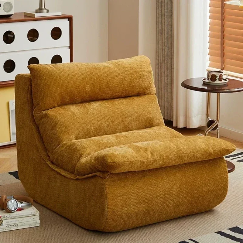 Caterpillar lazy sofa living room reclining sleeping balcony bedroom single sofa Internet celebrity recliner small sofa