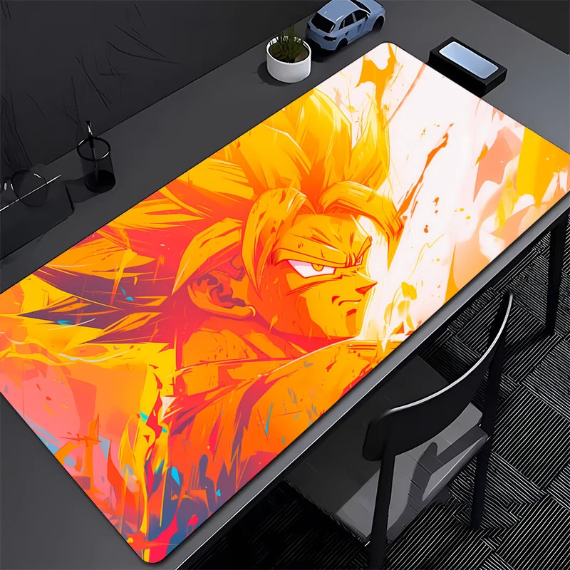

Dragon Ball Mousepad Computer Game Mouse Pad Gaming Accessories non-Slip Printing Deskmat Keyboard Pad PC Anime Large Mousepad