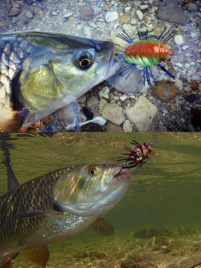 LEYDUN MicroBug Insekten-Angelköder, 20 mm, 1,4 g, 30 mm, 3,5 g, hochdichter Polyurethanschaum, schwimmende Topwater-Insektenköder-Wobbler – Detail 9