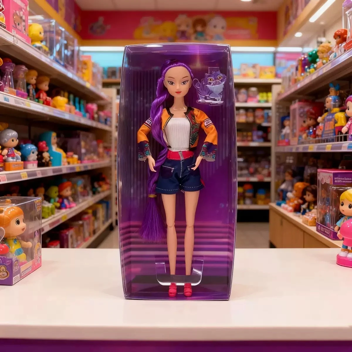 NUOVI giocattoli per bambole Kpop Demon Hunters Action Figure Toy Rumi Mira Zoey Bella principessa Baby Girl Dolls Giocattolo fai da te in plastica per ragazze