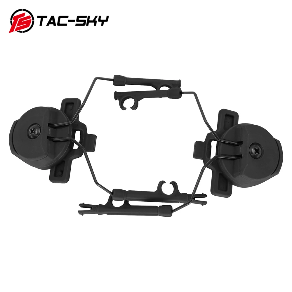 TAC-SKY التكتيكية سماعة خوذة محول تركيب ل ويندي TW نمط خوذة EX 3.0 سلسلة القضبان ل كومتا II III سماعة BK #4