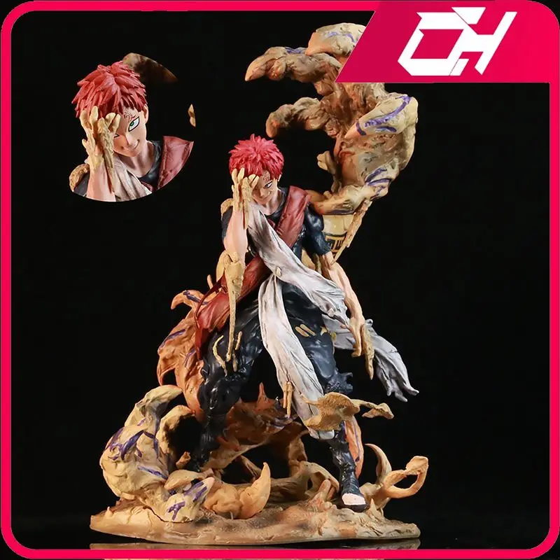 

Kazekage Железная Занавеска Гаара Наруто Анимация Периферийные устройства 30 см GK Двуглавая фигурка орла Украшения Коллекция моделей