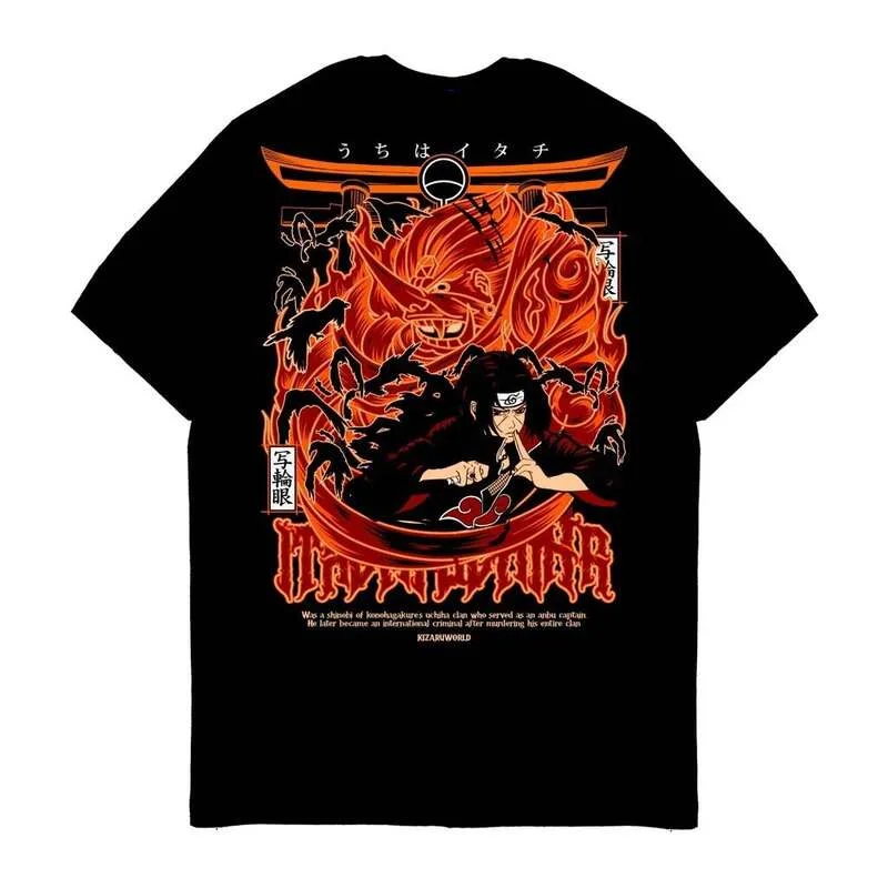 2026 Naruto T-Shirt Anime Print Men Women Short SleeveCotton Breathable Casual T -Shirt Ins Y2k