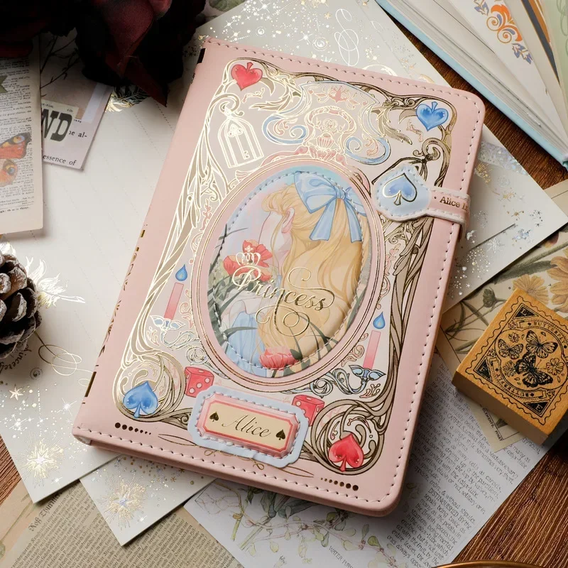 Retro Gothic Fairy Tale Butterfly Notebook Colorful Inner Page Diary Exquisite Handheld Ledger Girl Minimalist Instagram Style