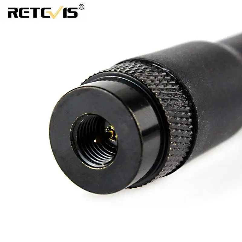 Retevis RT20 walkie-talkie short soft antenna dual-segment SMA-M UV dual-segment short antenna Walkie-talkie Short Soft Antenna