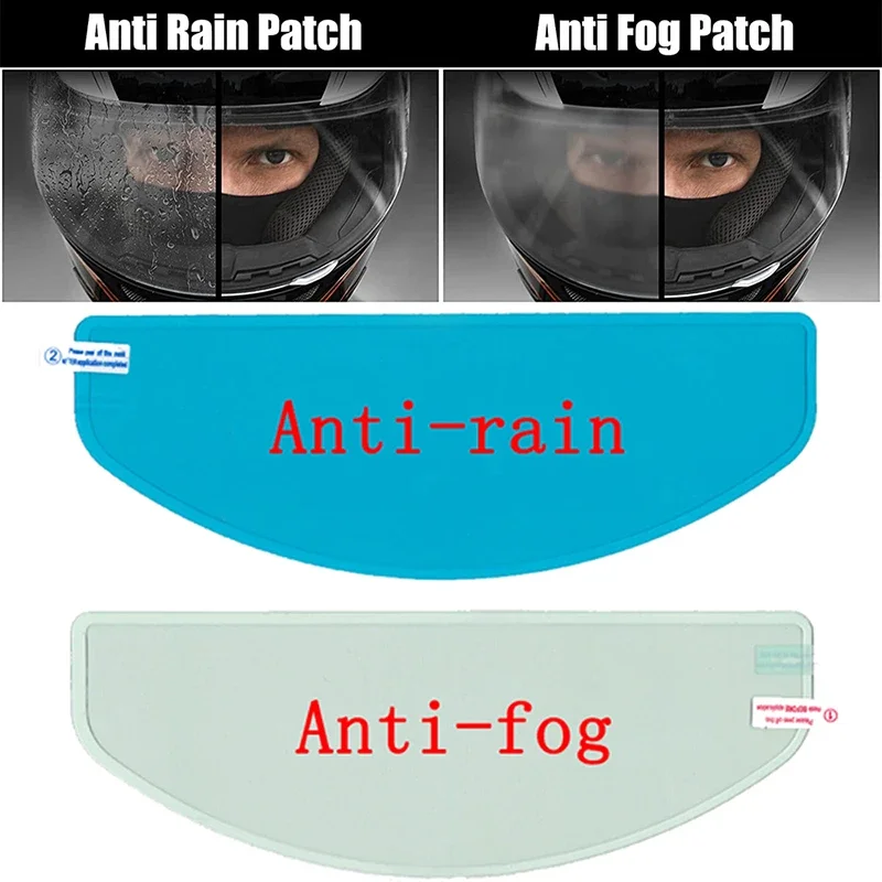 

Motorcycle Helmet Clear Anti-Fog Rainproof Film Helmet Lens Durable Nano Coating Sticker Moto Safety Driving Helmet Accessories