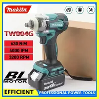 Makita TW004G 630N.m Brushless Screwdriver Machine Cordless Electric Screwdriver Rechargable Drill Driver For 18V Battery