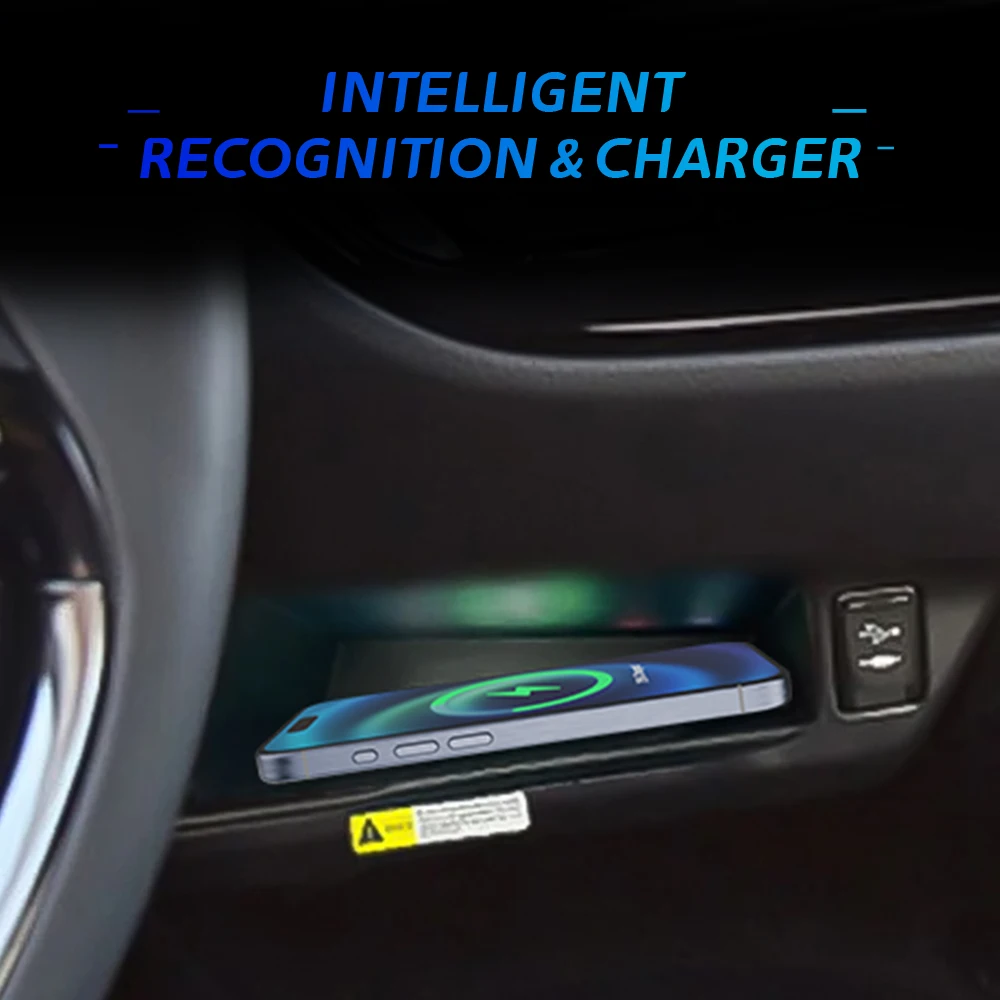 Wireless Car Charger for Toyota C-HR IZOA 2018-2020 Fast Charging Accessory Auto Car Charging Tool Compatible with Toyota Models