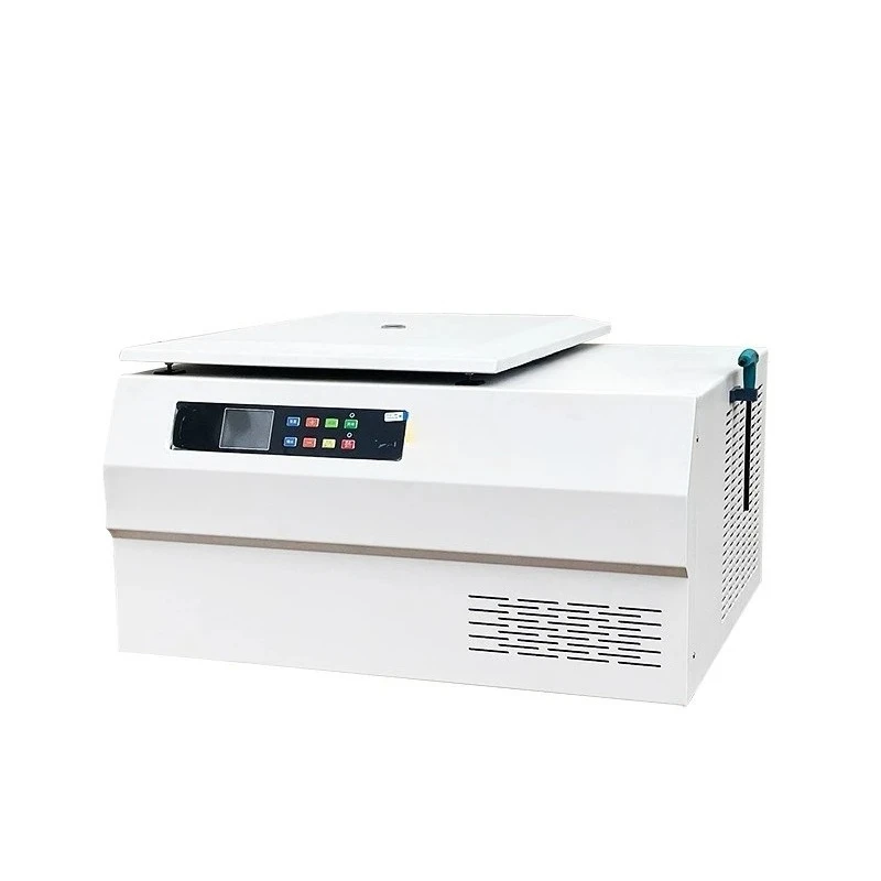 High and low speed large capacity refrigerated centrifuge laboratory desktop