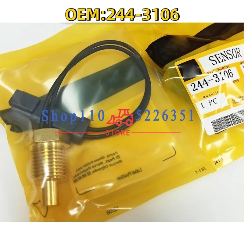 

2443106 244-3106 Temperature Sensor for 414E 416D 416E 416F 420D 420E 420F 422E 422F 424D 428D 428E