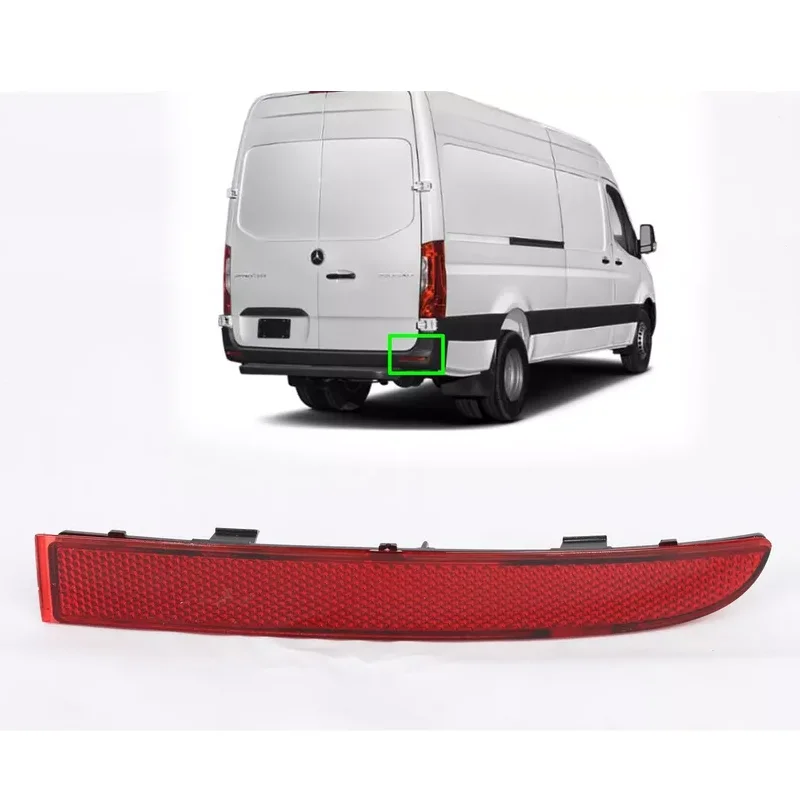 FOR MERCEDES SPRINTER W907 2019-2021 PASSENGER  SIDE REAR BUMPER REFLECTOR