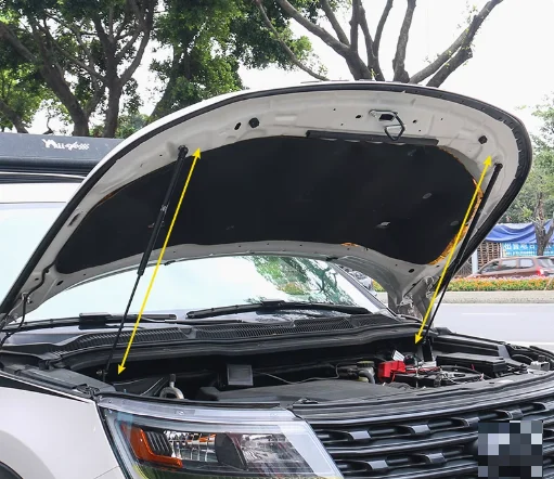 

Gas Struts for Ford Explorer U502 2011-2019 Front Bonnet Hood 2PCS Auto Carbon fiber Modify Lift Support Shock Damper Absorber