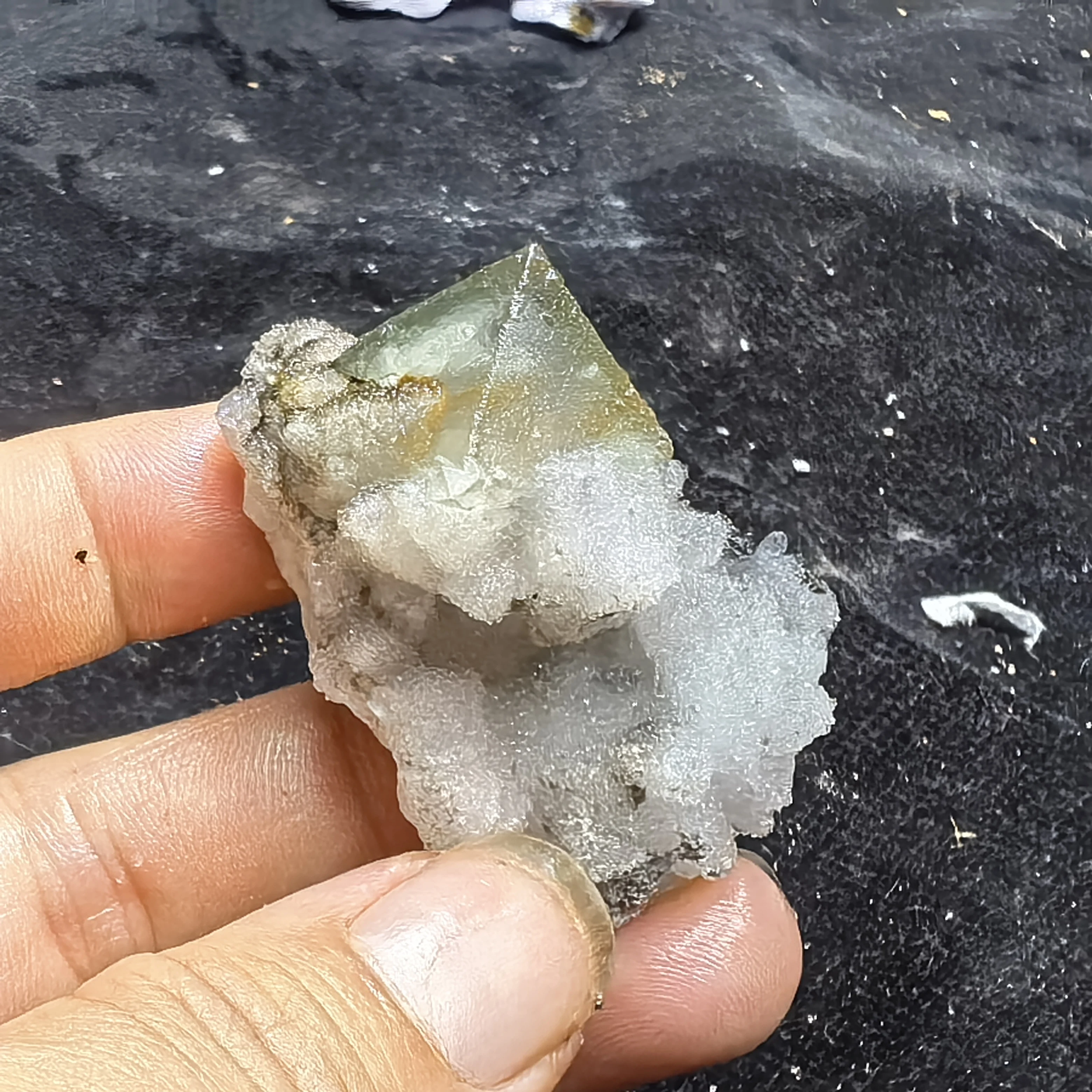 

100% natural four-sided green fluorite mineral specimen healing energy Home decoration collection embellishment ​ ​