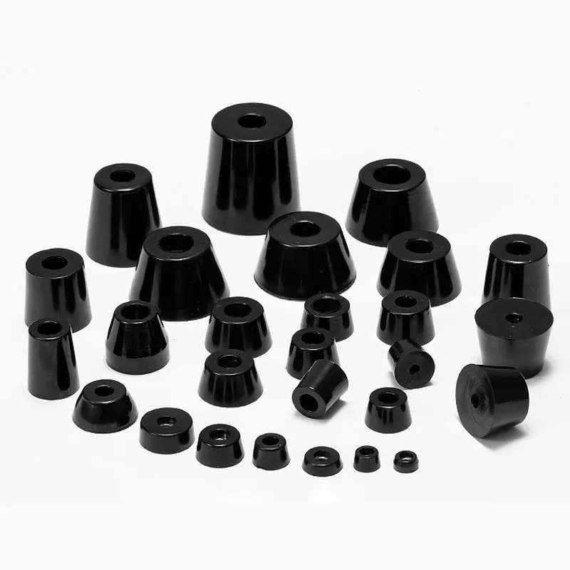 10pcs Black Rubber Machine Feet Shock Pad Anti Slip Furniture Feet Sofa Table Leg Foot Protector Cover Furniture Accessories