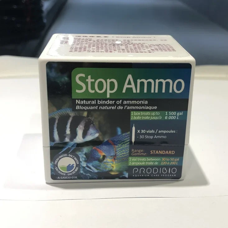 PRODIBIO Stop Ammo Natural Blinder Of Ammonia Reduces The Production Of Nitrites In Aquariums