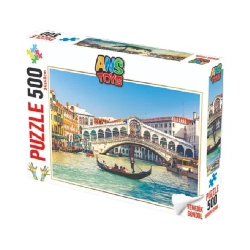 Ans Toys Puzzle Venice Gondola 500 Parts