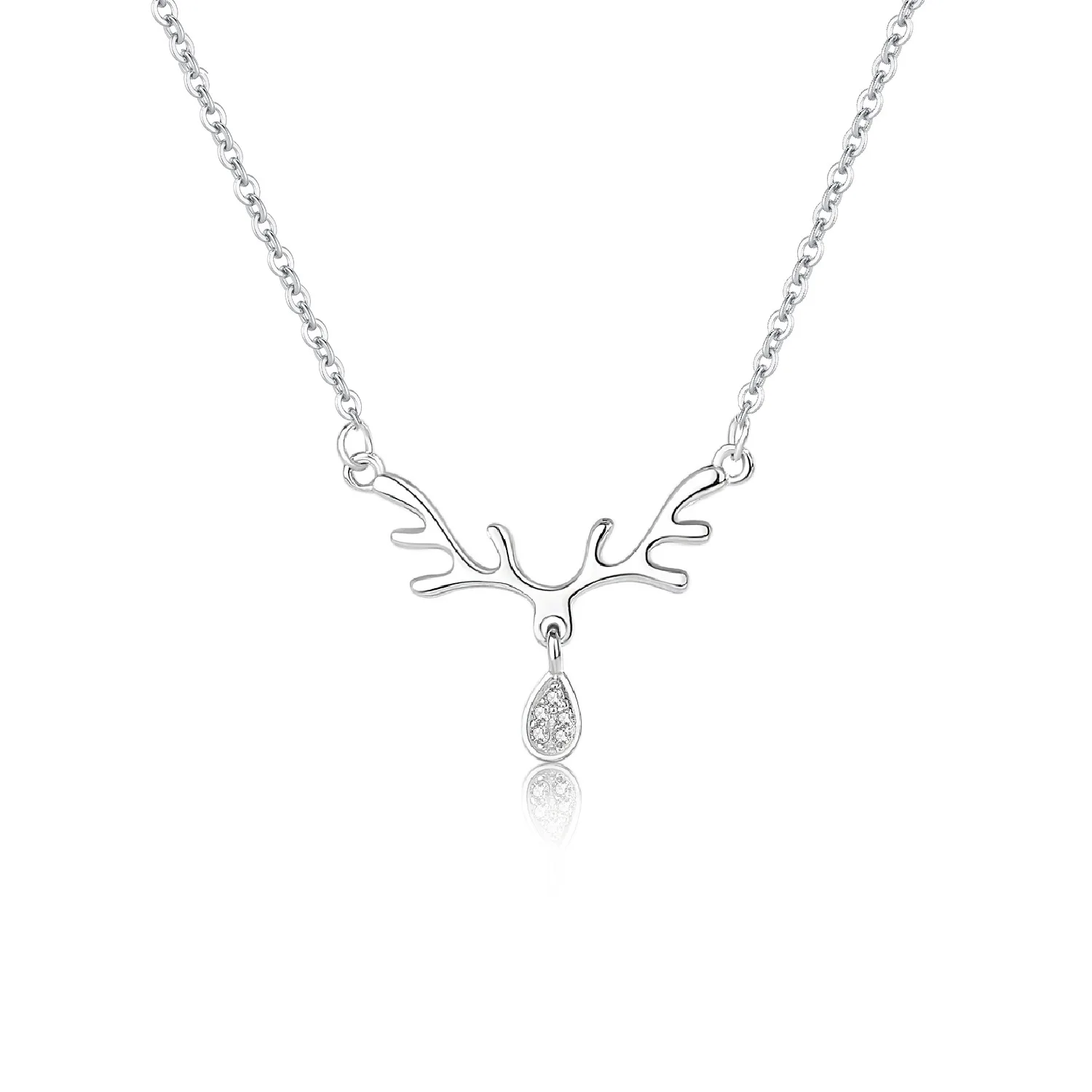 

S925 Female Necklace Advanced Clavicle Chain Light Luxury Fresh Niche Design Trendy