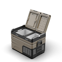Alpicool TA35 OEM Dual Zone Mobile Refrigerator Portable Camper Car Cooler Box Battery Solar Car Fridge for Car RV Accessories