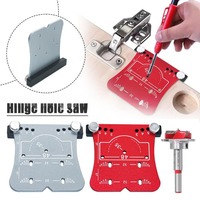 35mm Woodworking Hinge Hole Opener Punch Tool,Punch Locator And Limiting Frame,Quick And Precise Drilling And Mounting Of Hinges