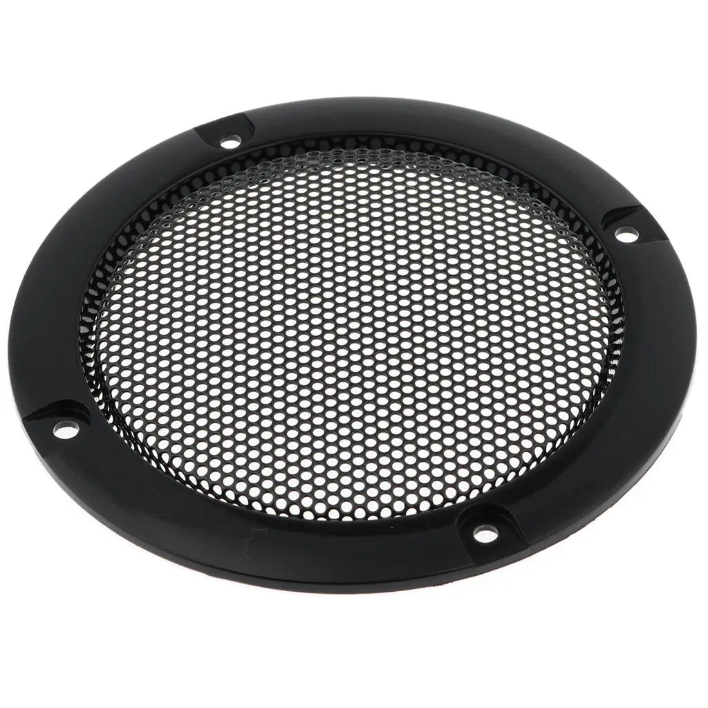 4x 3 Inch Ring Mesh Speaker Decorative Circle Subwoofer Grill Cover Guard Protector with Screw