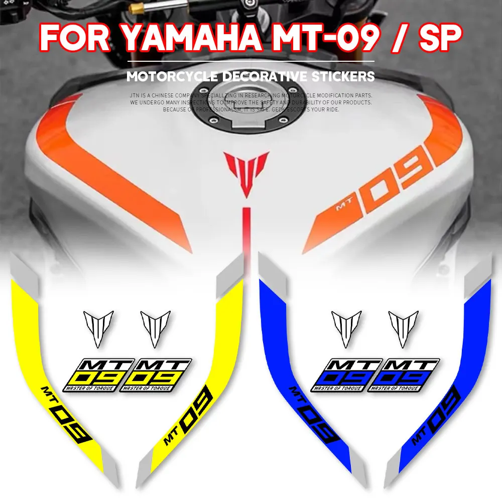 

MT09 SP Motorcycle Fuel Tank Sticker DIY For YAMAHA MT-09 2014-2025 Waterproof Body Decal Tank Decorate Stickers Accessories