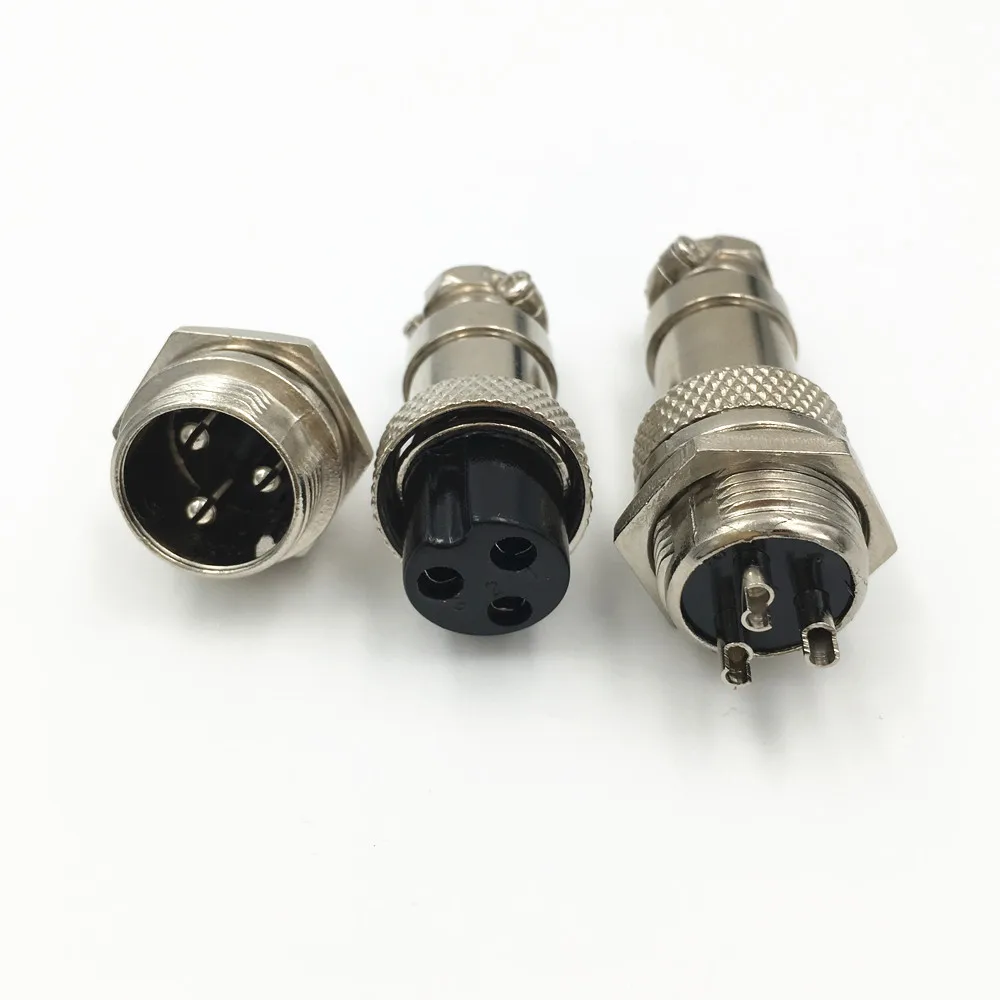 1 مجموعة GX16 XLR 16 مللي متر 2 3 4 5 6 7 8 9 10 دبوس أنثى التوصيل ذكر الهيكل جبل المقبس الطيران موصل جودة عالية #3