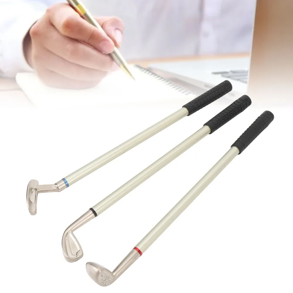 7PCS Smooth Writing Golfers Pen Set Simulated Mini Design Ergonomic Grip Golfers Ball Pen Ball Pen Tip Lightweight