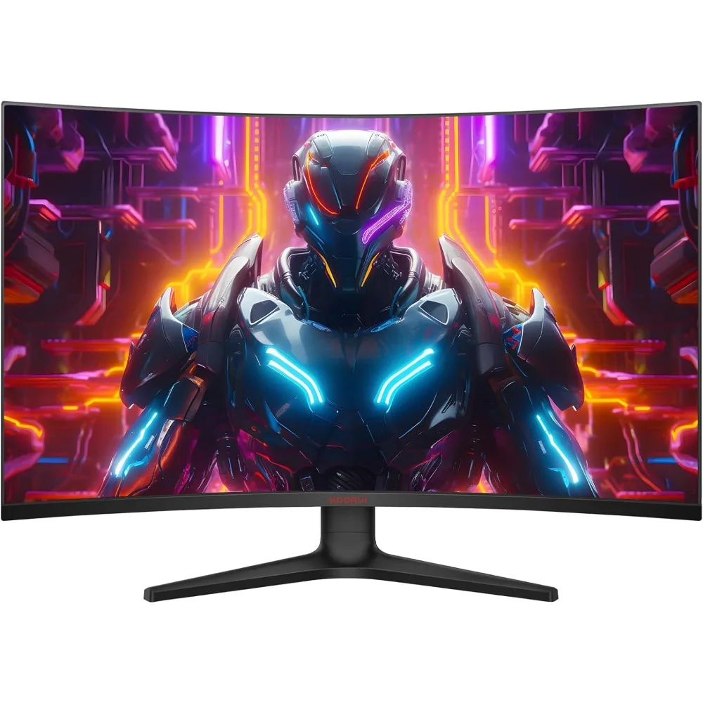 32-calowy zakrzywiony Monitor do gier-QHD (2560x1440) 2K wyświetlacz, 170Hz 144Hz monitora, 1500R krzywizny, 1ms, HDR10