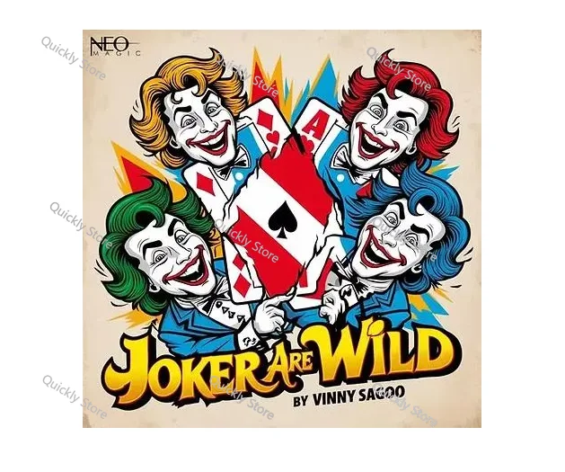 Vinny Sagoo - Jokers Are Wild Magic tricks (Instant Download) Quickly send