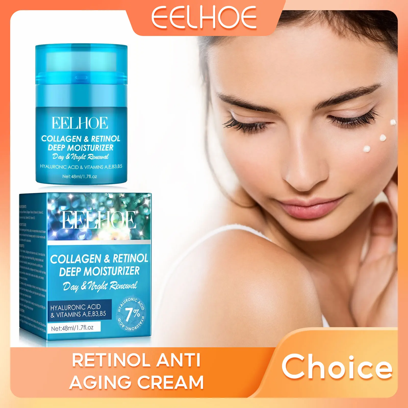 Anti Wrinkle Cream Delay Aging Remove Wrinkle Reduce Fine Lines Hydrating Brighten Collagen Boost Retinol Lifting Firming Cream