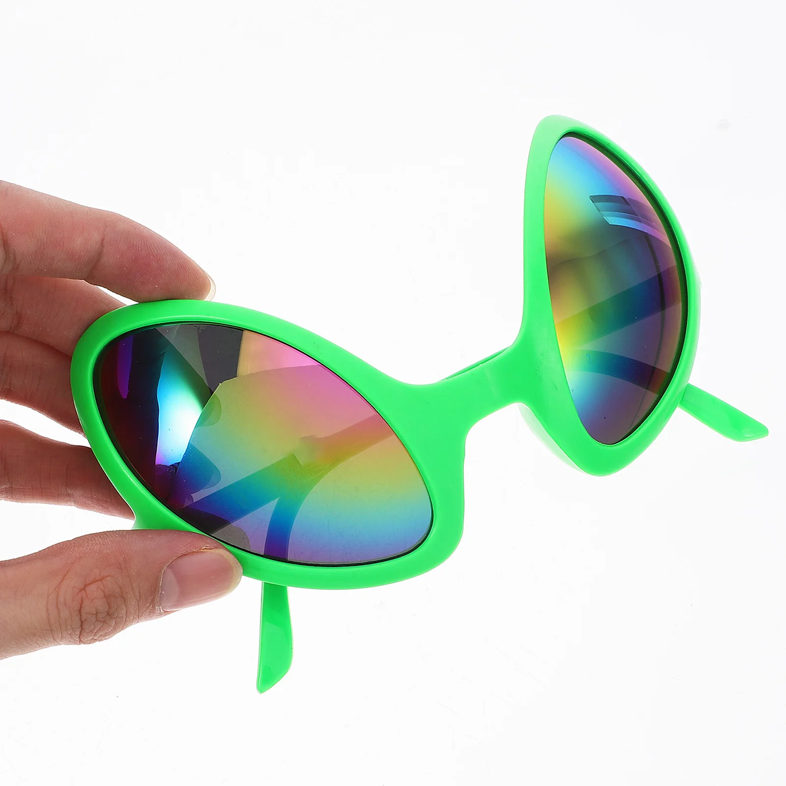 

Fluorescent Green Sunglasses Prop Durable Funny Eyeglasses for Cosplay Party Photobooth Costume Accessories Funny Glasses