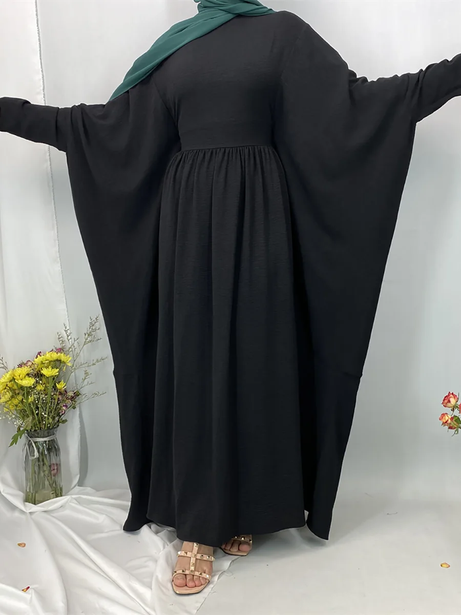 عباية رمضان الجديدة على شكل جناح الخفّاش دبي فستان طويل فاخر كيبيا للنساء المسلمات ملابس إسلامية قفطان متواضع رداء قفطان ماروكين نسائي
