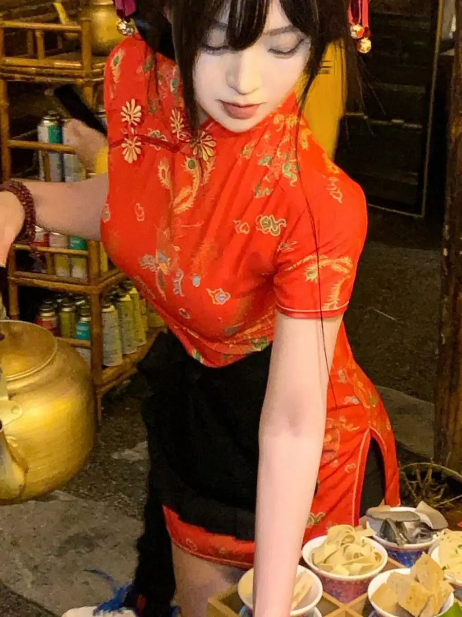 Nuovo cinese Sle Dr loween Cisas Cosplay orm Scuola orm ort Fessura bassa ort Sve