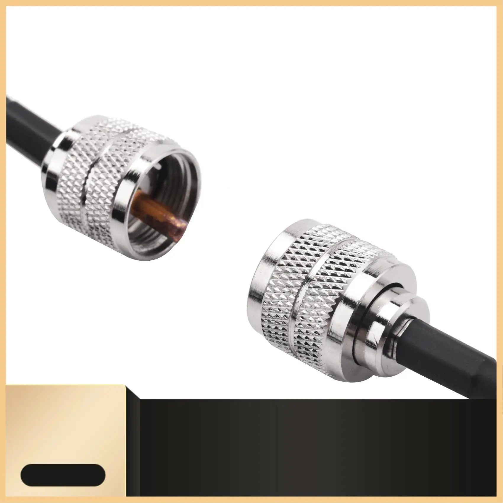

Коаксиальный кабель UHF 15 м Коаксиальный кабель RG58 Кабель PL259 50 Ом CB Радио Антенный кабель UHF Male к UHF Male с низкими потерями UHF