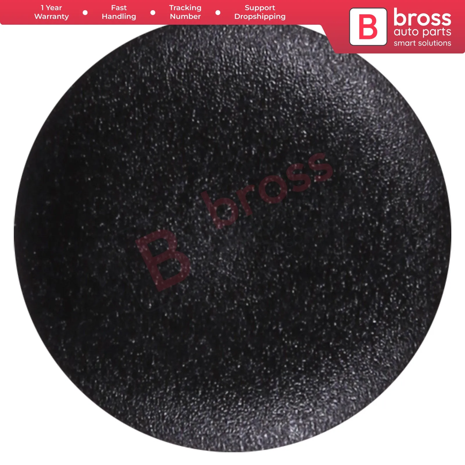 Bross Auto Parts BCF161 10 Pieces Roof Trim Retainer, Black for Fiat: 02081620, 14592387, Iveco: 17887688