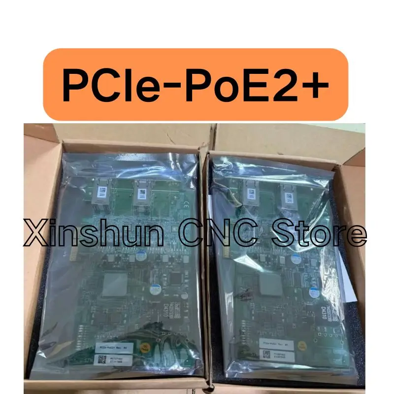 PCIe-PoE2 Rev. A4  PCIe-PoE2+ 2-port Gigabit Video Capture Card Tested OK, Fast Shipping