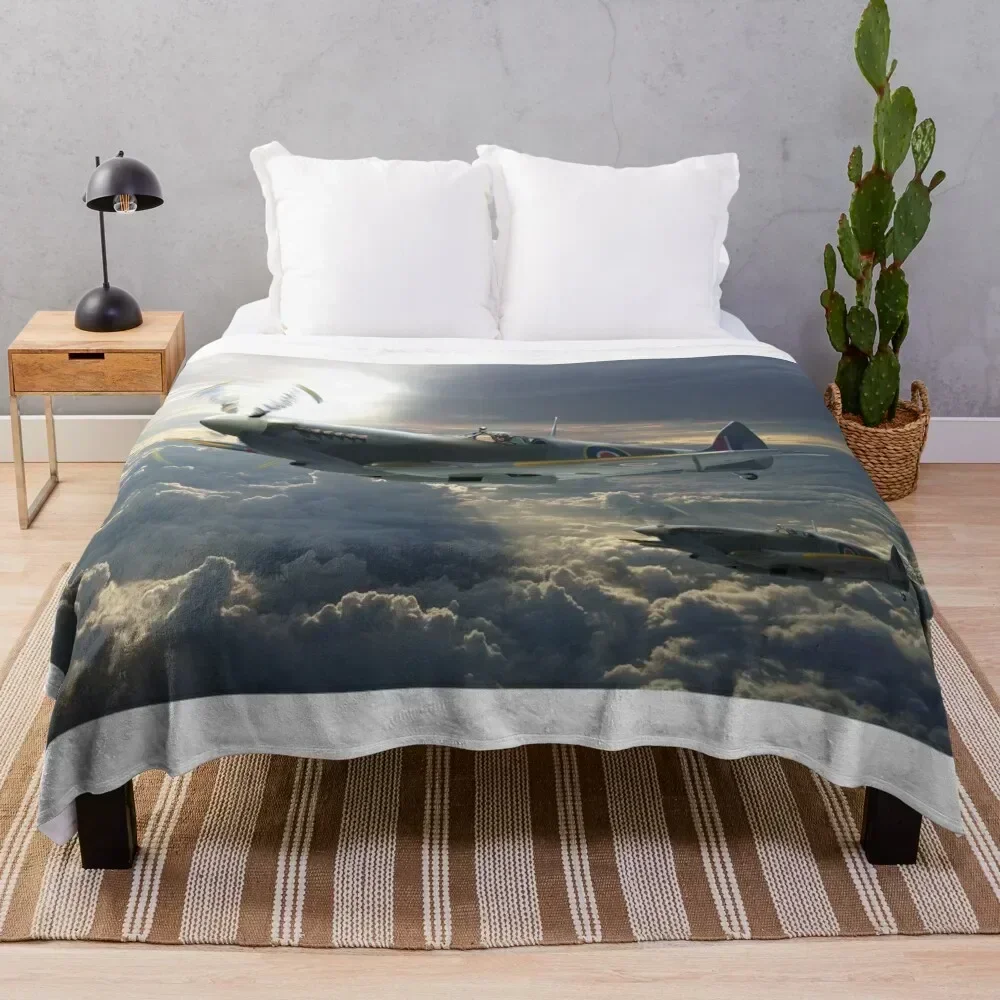 

Spitfire Throw Blanket Fuzzy Plush Throw Blanket for Sofa Chair