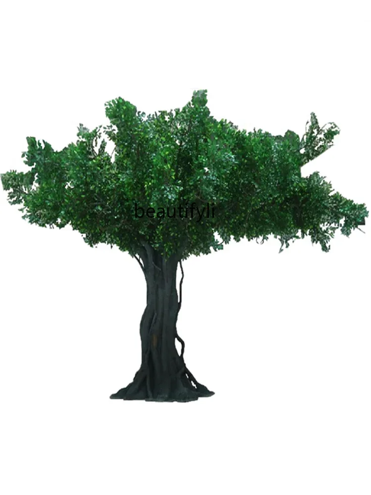 

Imitative Tree Large Indoor Decorative Tree Fake Trees Landscaping Small Tree Solid Wood Trunk FRP Wrapped Pillars Simulation