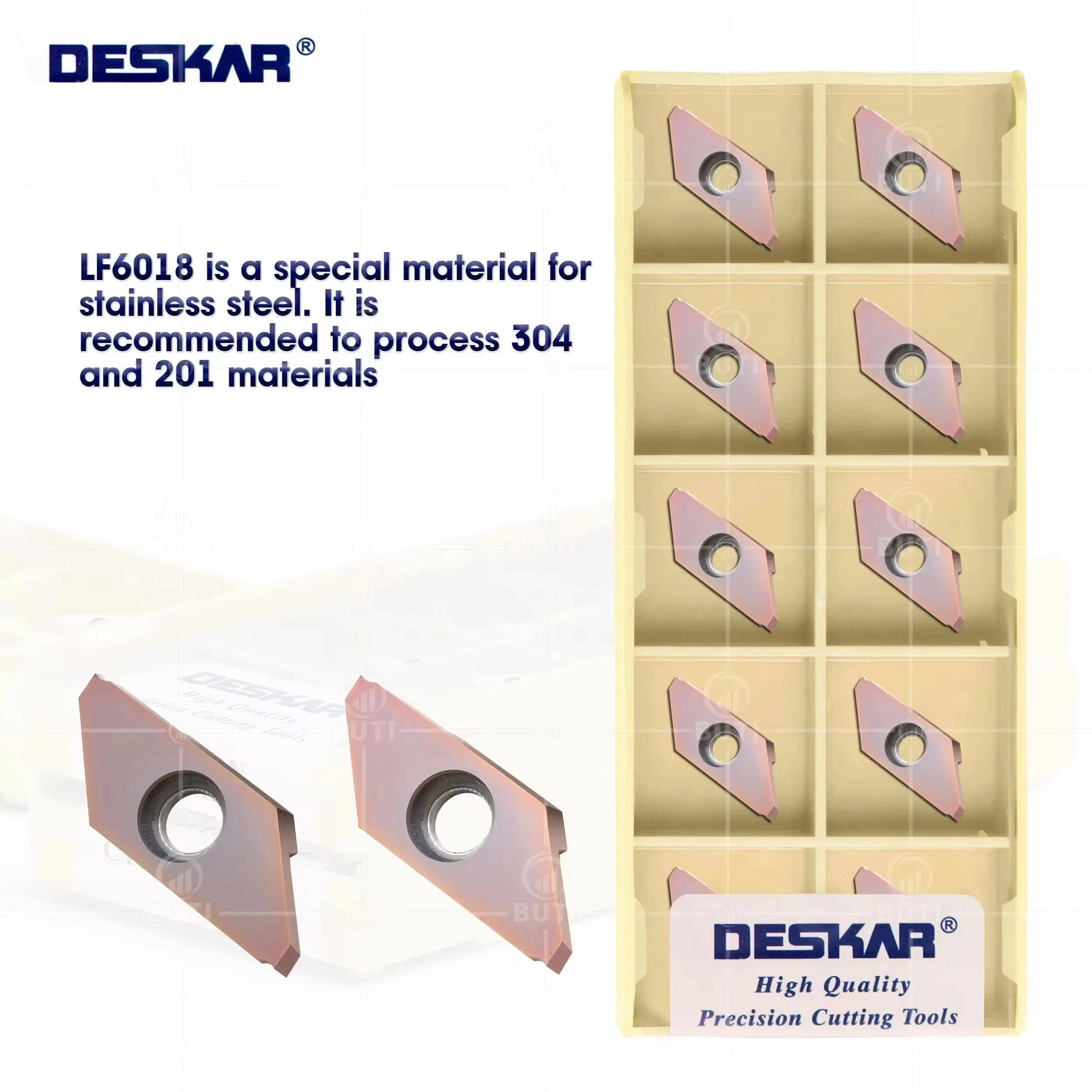 DESKAR 100%Original CTPA07FR 07FRN 10FR 15FRN 25FR LF6018 Numerical Control Lathe Slotting Blade Tool Processing Stainless Steel