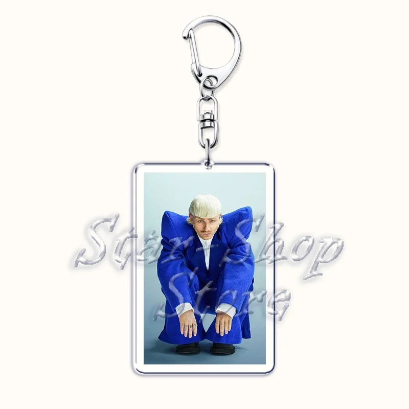 Popular Singer Joost Klein Keychains Eurovision Europapa Keyring for Accessories Bag Pendant Key Chain Jewelry Fans Lover Gift