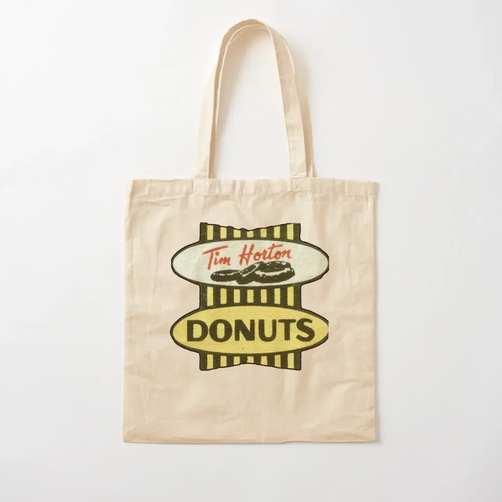 

Tim Horton's Donuts Tote Bag hand bag women bag foldable reusable