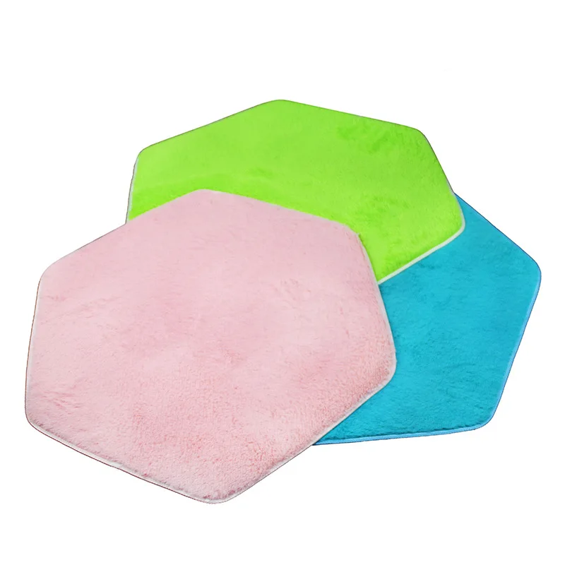 Summer Ice Silk Mat for Baby Hexagonal Coral Velvet Mat Children\'s Tent Accessories Kids Game Crawling Mat Portable Picnic Bed