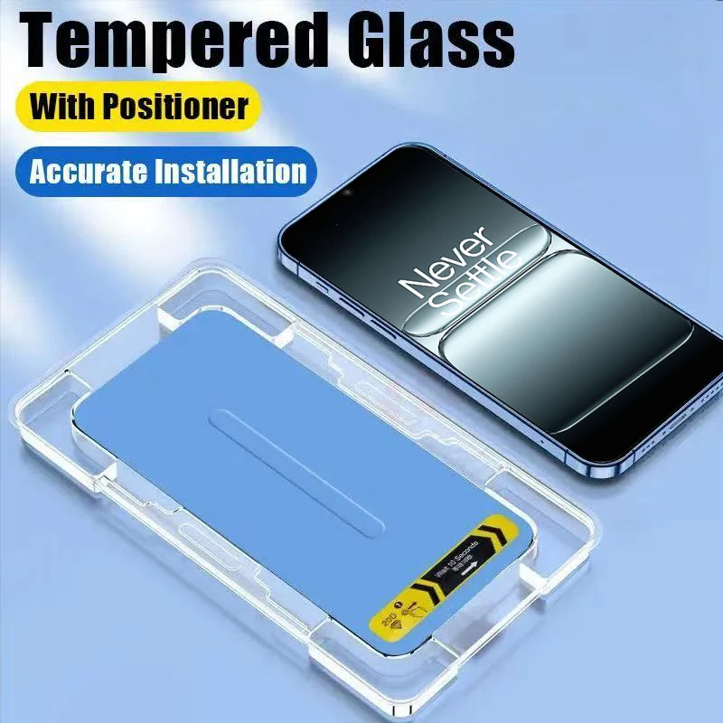 

One-click Installation Tempered Glass For Oneplus 13T 13R 10T 10R Nord 4 3 CE 2 Lite With Alignment Mounting Cover