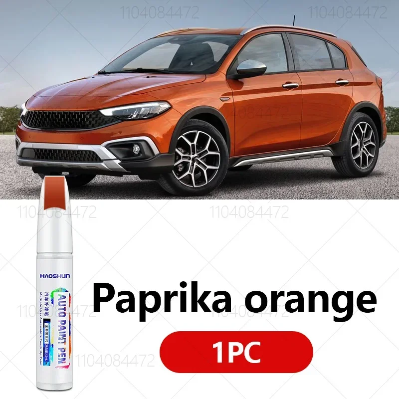 Verf Reparatie Pen Touch Up Scratch Remover DIY Auto Accessoires Zwart Wit Groen Zilver Oranje Blauw Voor FIAT TIPO 2015-2024 356