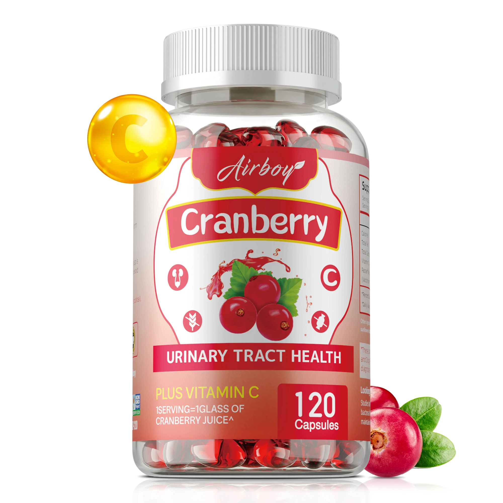 

Капсулы клюквы — помогают очищать, снизить частоту мочеиспускания, способствует здоровью мочевого пузыря и повышает иммунитет.