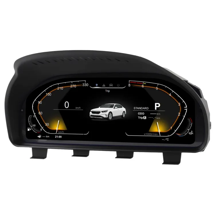 

Car Digital Cluster Instrument 12.3in Dashboard LCD Instrument Speedometer for 5 6 7 Series X3 X4 X5 X6