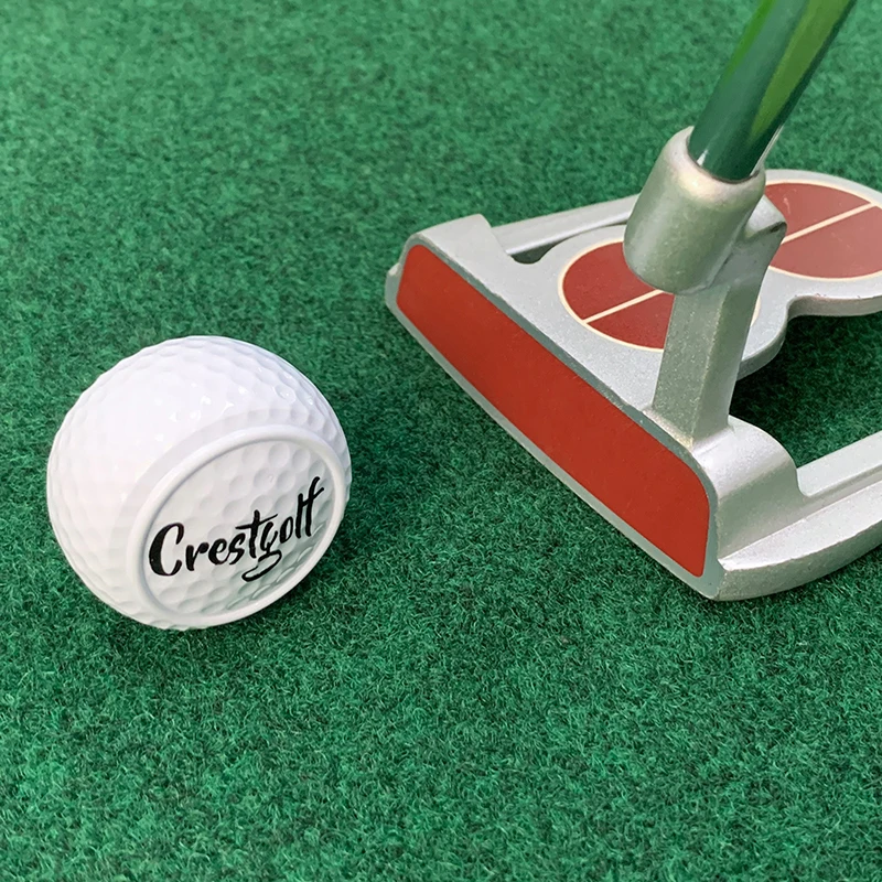 

1Pcs Double-Layer Flat Golf Training Ball, High-Quality Driving Balls for Swing Putter