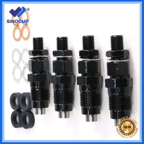 Inyector de combustible diésel de 4 Uds para Mazda Bravo WL WLT Ford Courier 2.5L WL-T 105078 -0111 1050780111   78-0111 Piezas del sistema de suministro de combustible