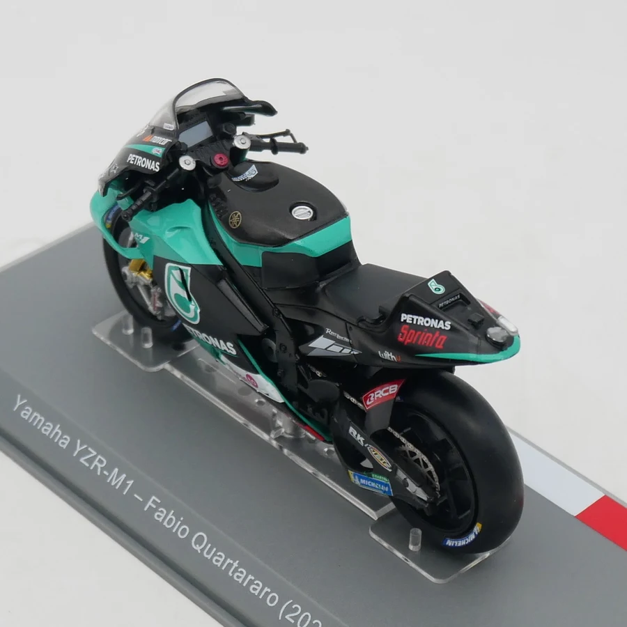 1:18 Scale Diecast Alloy Moto GP 2020 Yamaha YZR-M1 Fabio Quartararo Motorcycle Toys Cars Model Classics Adult Souvenir Display